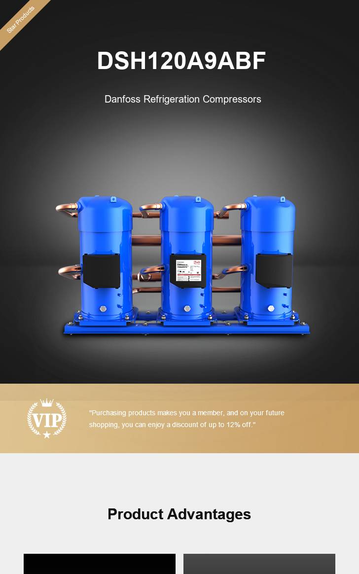 Danfoss Compressor DSH120A9ABF, technical parameters pdf, structure diagram